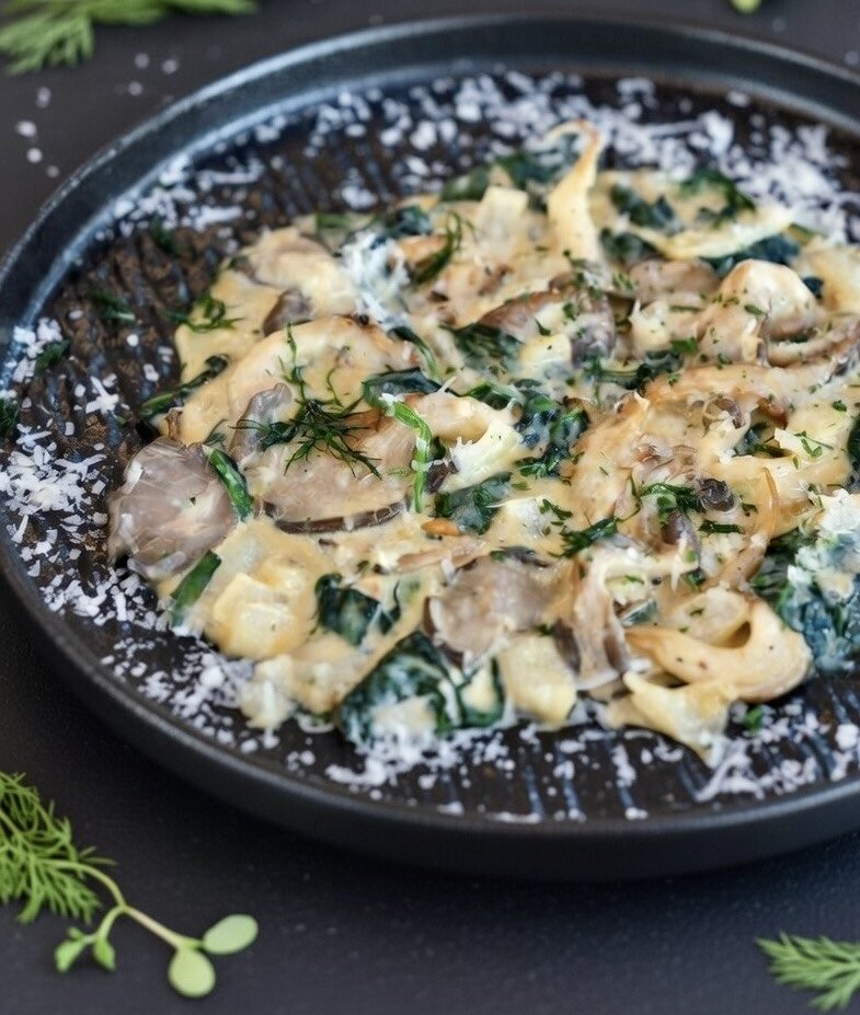 Truffle Cream Oyster Mushrooms